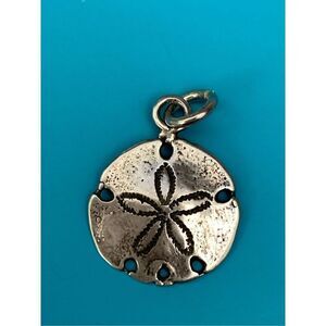 Sand Dollar Sterling Silver Jewelry Charm #beach #sea shells